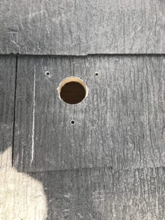 【新築】新築現場⑥屋根に空いた穴のつづき
