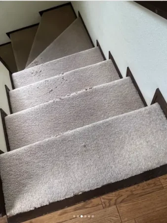 暮らしをより良くする施工（階段のカーペットがボロボロで改修して欲しい）
